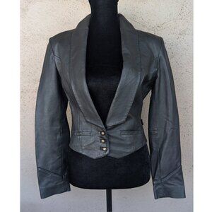 💜Bolongaro Trevor Lamb Leather Jacket